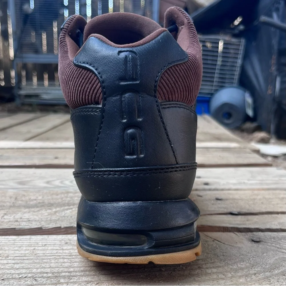 Nike Air Max Goadome SE 2021 Black/Brown ACG Leather Boots men’s sz 11 - Picture 4 of 13